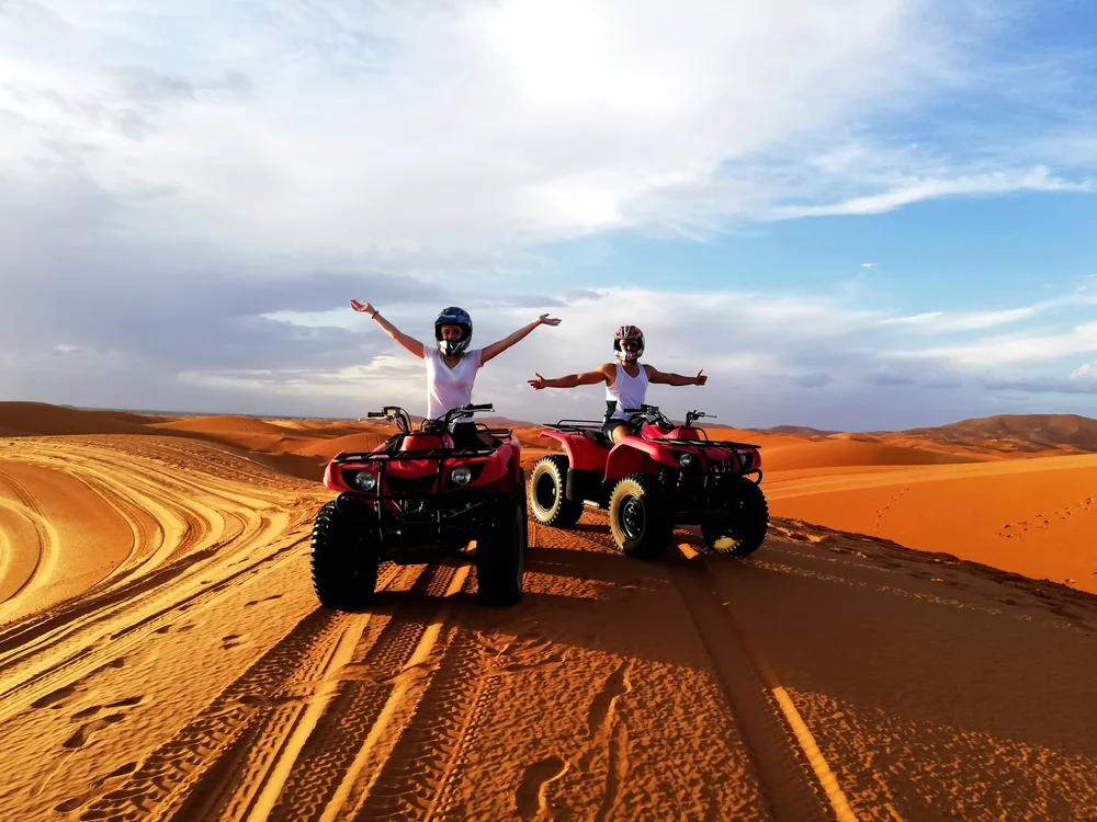 Agafay en quad et buggy